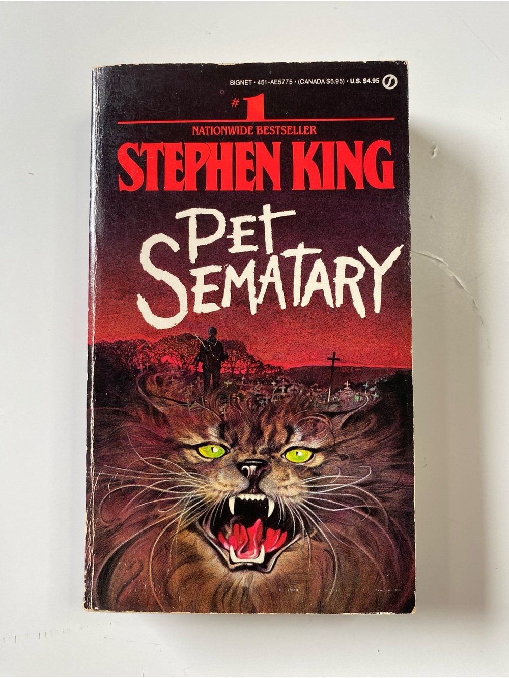 Pet Sematary by Stephen King (Paperback, 1983) Pet Cemetery